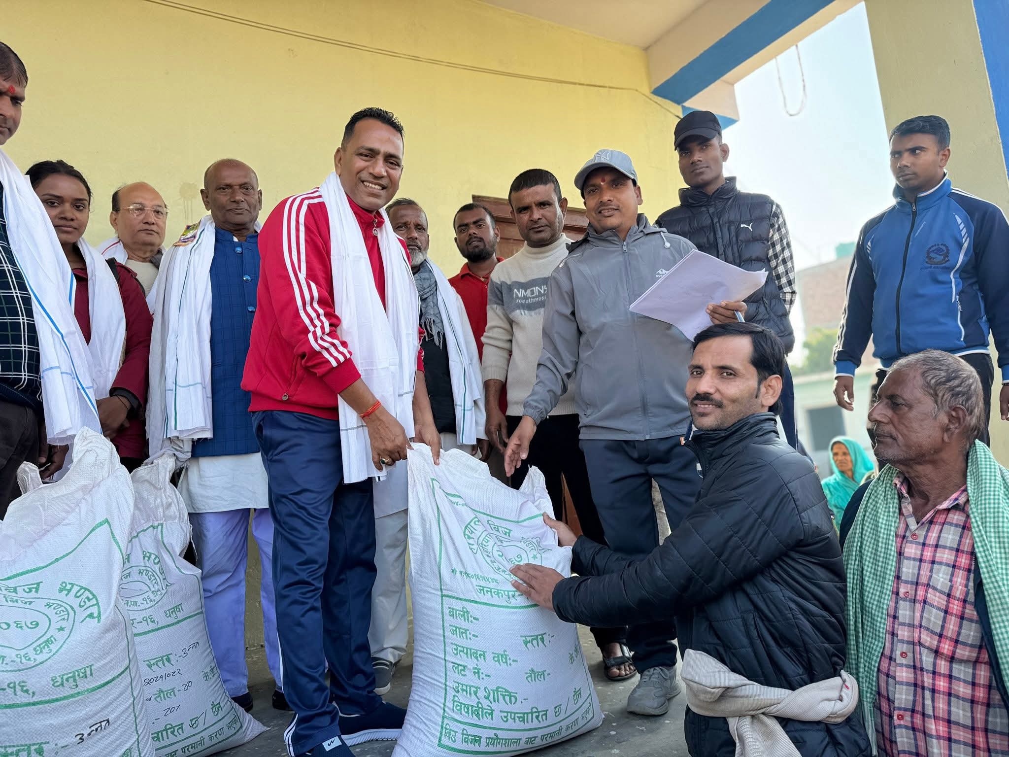 किसानलाई अनुदानमा गहुँको बीउ