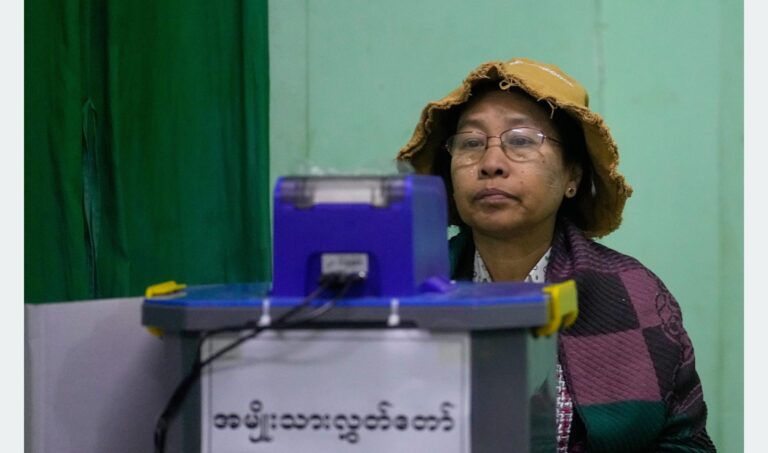 म्यान्मामा सेनाले सत्ता कब्जा गरेपछि पहिलो पटक निर्वाचन