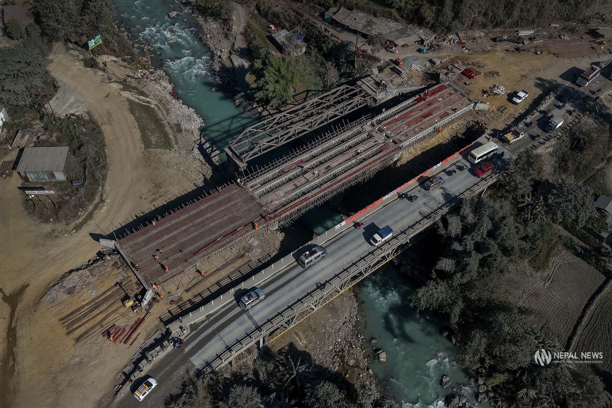 मुग्लिन–पोखरा सडक विस्तार : पश्चिम खण्डको काम तीव्र गतिमा [फोटो फिचर]