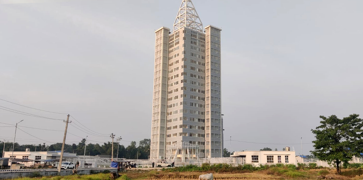 ‘भूत टावर’ मा परिणत दमक भ्यू टावर