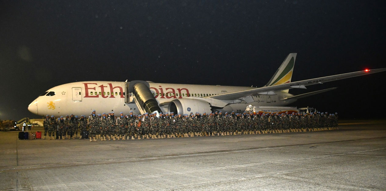 नेपाली शान्ति सैनिकको अदलीबदली