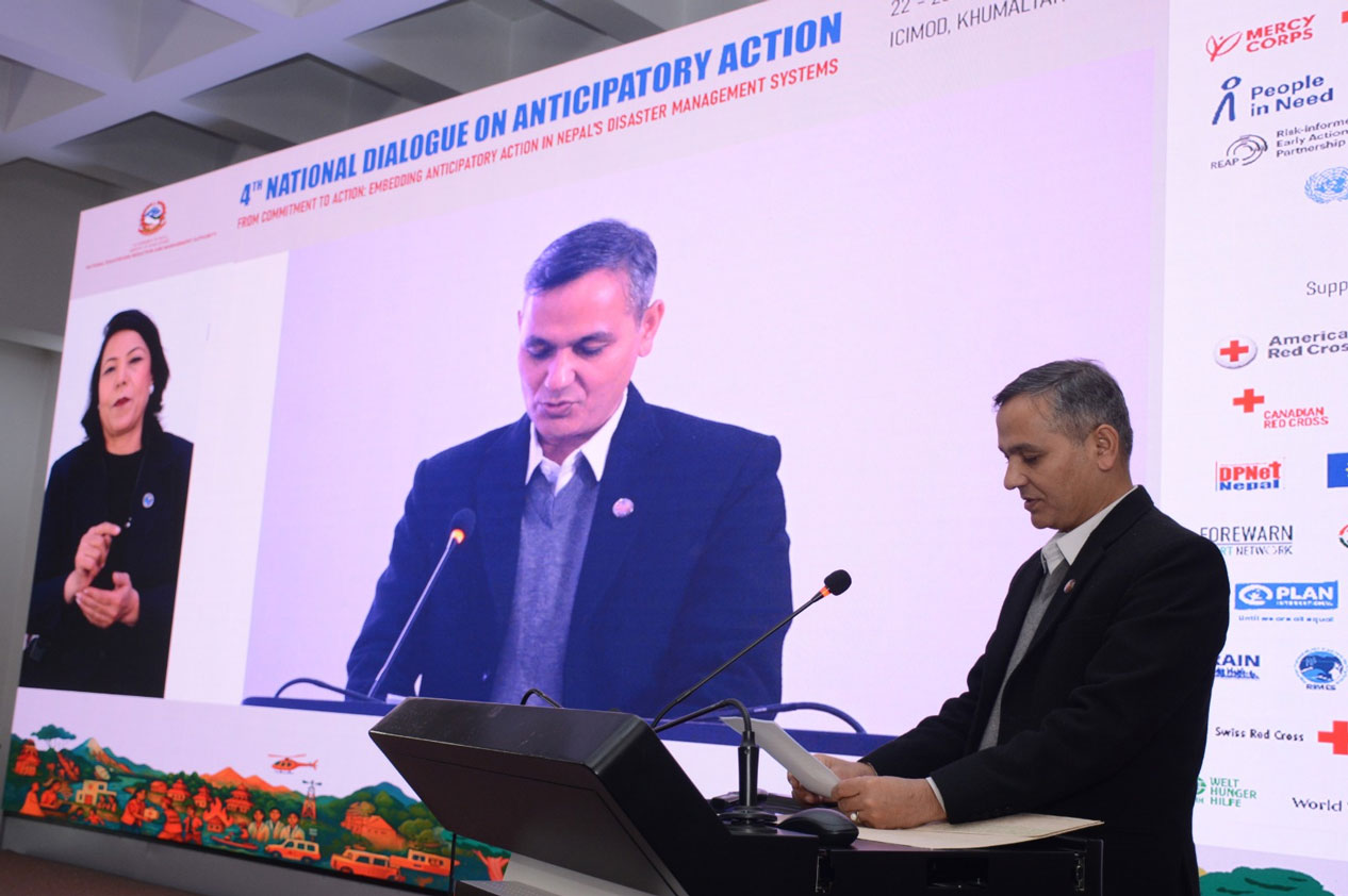 ‘विपद् व्यवस्थापनमा नयाँ दृष्टिकोणसहित पूर्वतयारी र पूर्वानुमानलाई जोड दिऔँ’