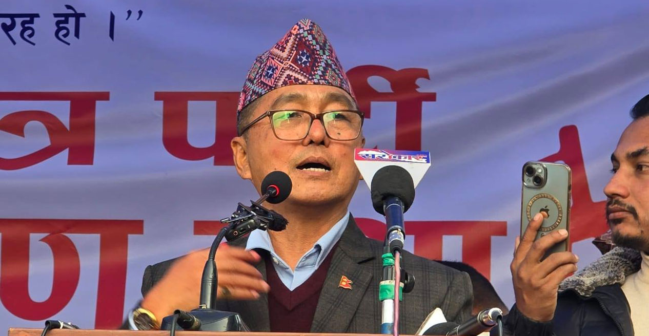 ‘ठूला राजनीतिक दलबाट जनचाहनाअनुसार काम नहुँदा अहिलेको परिस्थिति सिर्जना भयो’