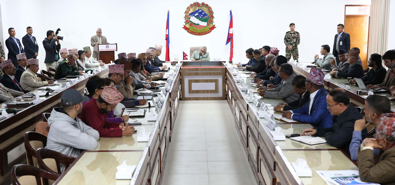 सिंहदरबारमा सर्वपक्षीय छलफल [फोटो फिचर]