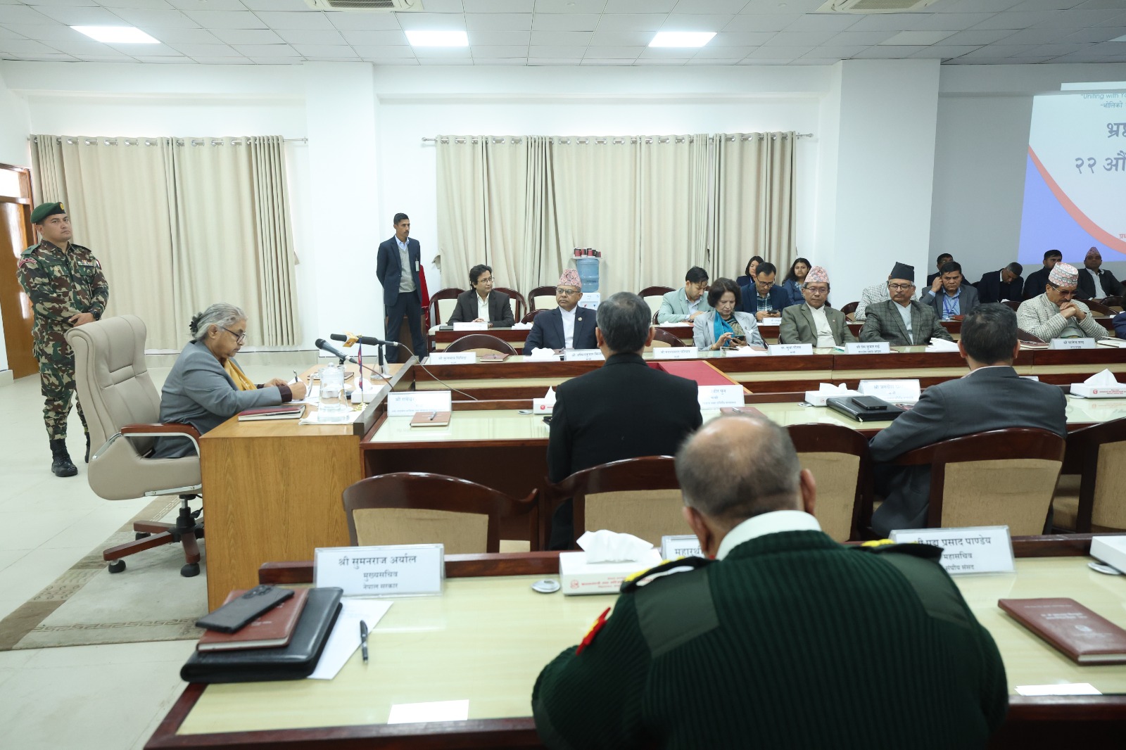 सरकार सुशासनका लागि तीव्र गतिमा कार्यरत छ : प्रधानमन्त्री कार्की