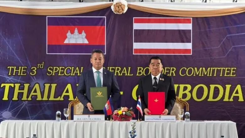 थाइल्यान्ड र क्याम्बोडियाबीच तीन हप्तापछि शान्ति सम्झौता