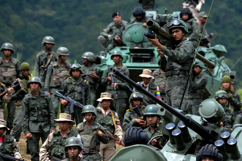 अमेरिकी दबाबबीच भेनेजुएलाद्वारा ५ हजार छ सय सैनिक थप परिचालन