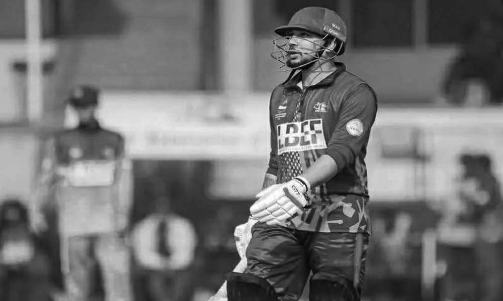 मोटरसाइकल दुर्घटनामा परी क्रिकेट खेलाडी थापाको मृत्यु