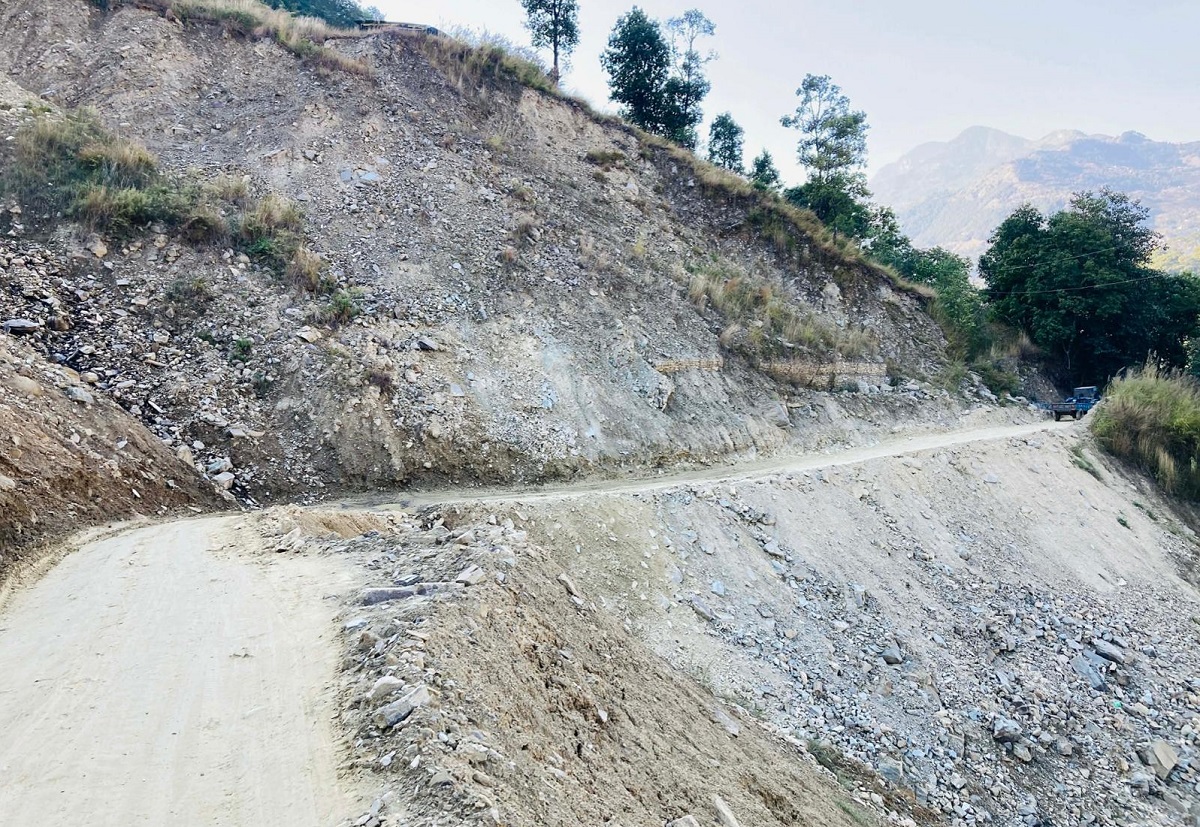 दब्ल्याङको पहिरो नियन्त्रण गर्न सुरु