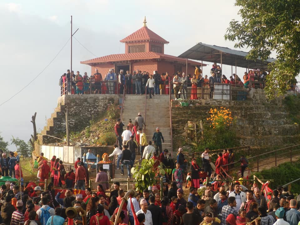 धार्मिक पर्यटकीयस्थल थानीमाईमा पूर्वाधार निर्माण गरियो