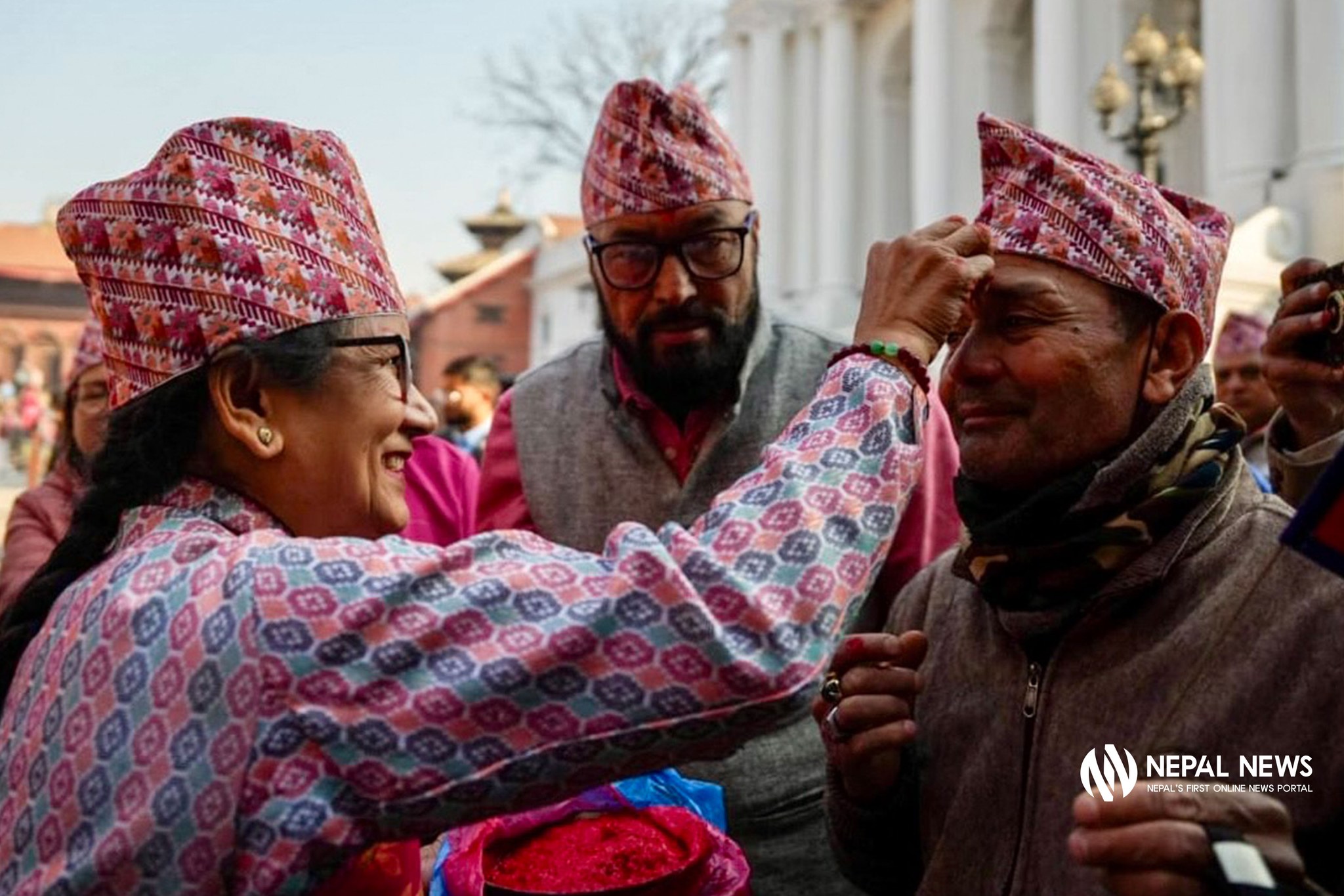 यसरी मनाइयो वसन्तपुरमा राष्ट्रिय पोशाक र टोपी दिवस [फोटो फिचर]