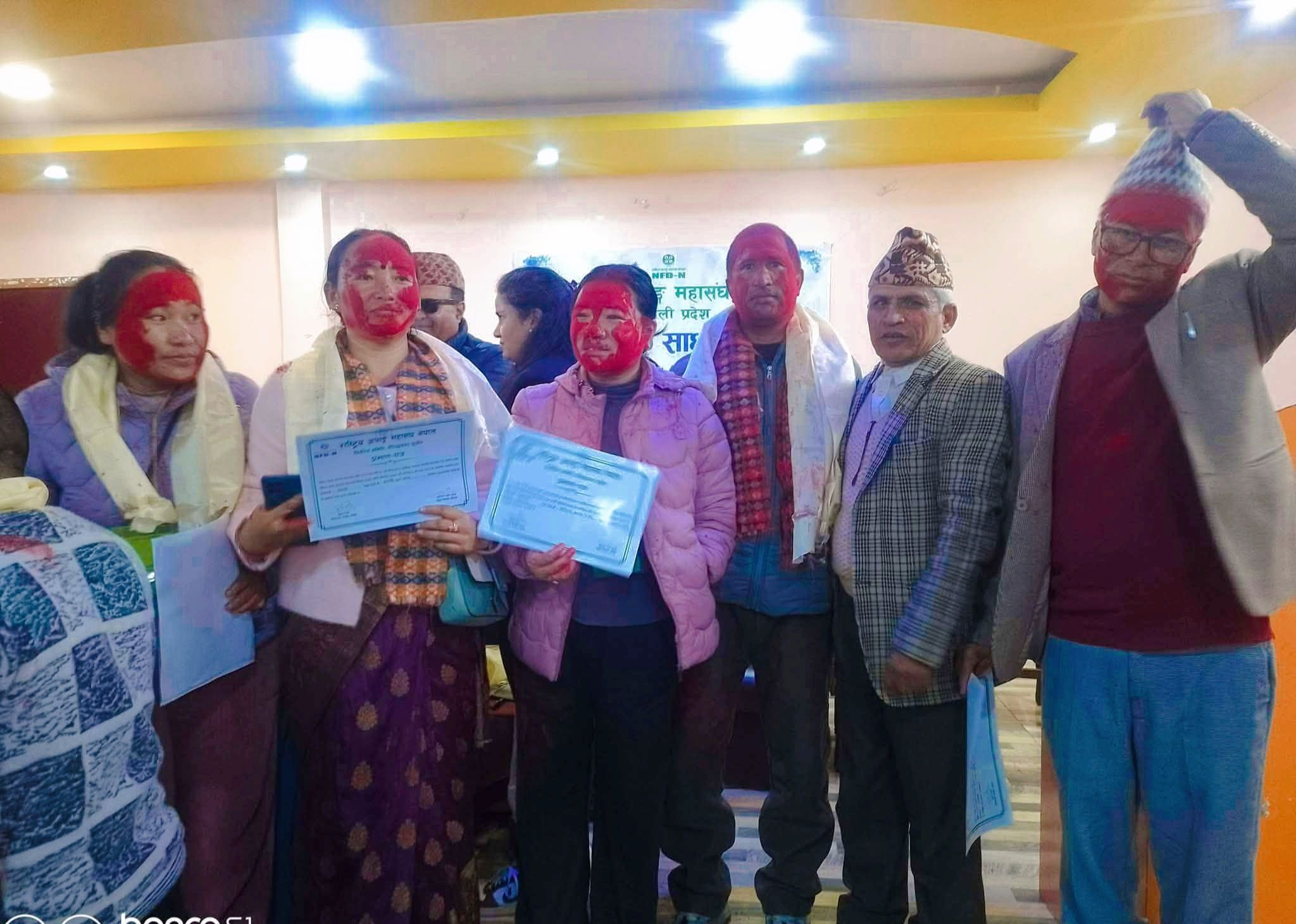 राष्ट्रिय अपाङ् महासङ्घ कर्णाली प्रदेश अध्यक्षमा धिताल