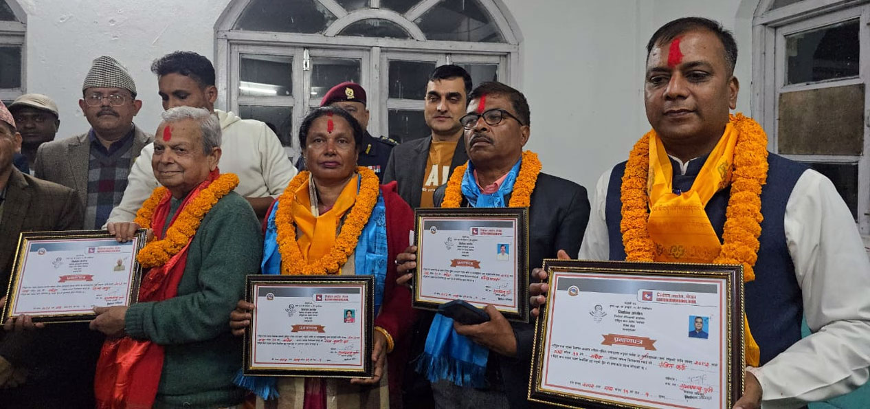 राष्ट्रिय सभा : मधेस प्रदेशमा गठबन्धनका चारै उम्मेदवार विजयी