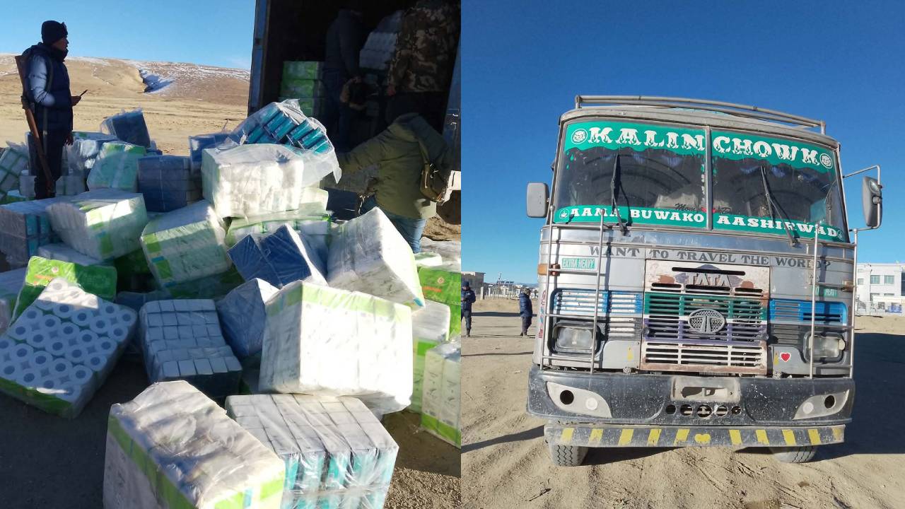 मुस्ताङ्को लोमान्थाङबाट २ करोड बढिको इलेक्ट्रिक चुरोट बोकेको कन्टेनरसहित एक जना नियन्त्रणमा