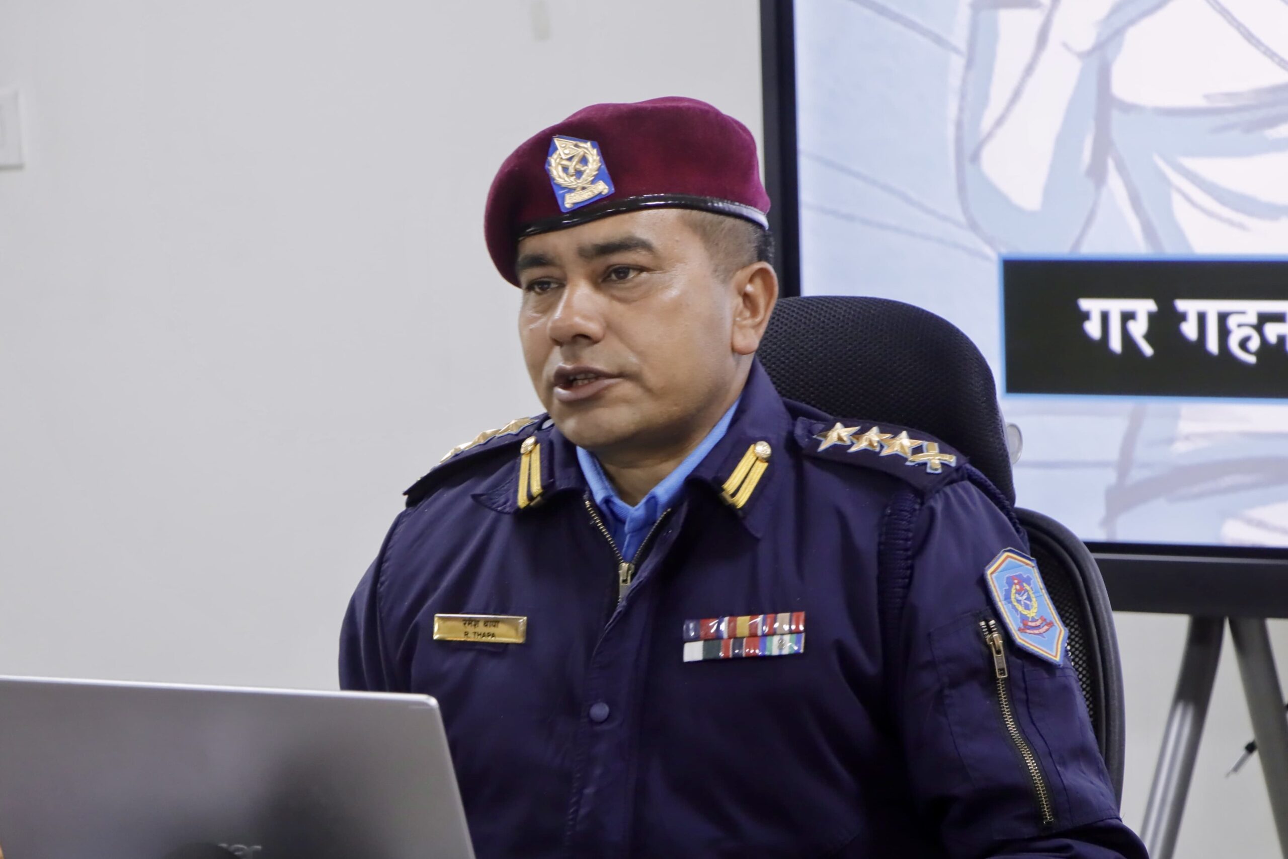 निर्वाचन सुरक्षाका लागि कुकुरसहितको संयुक्त गस्ती