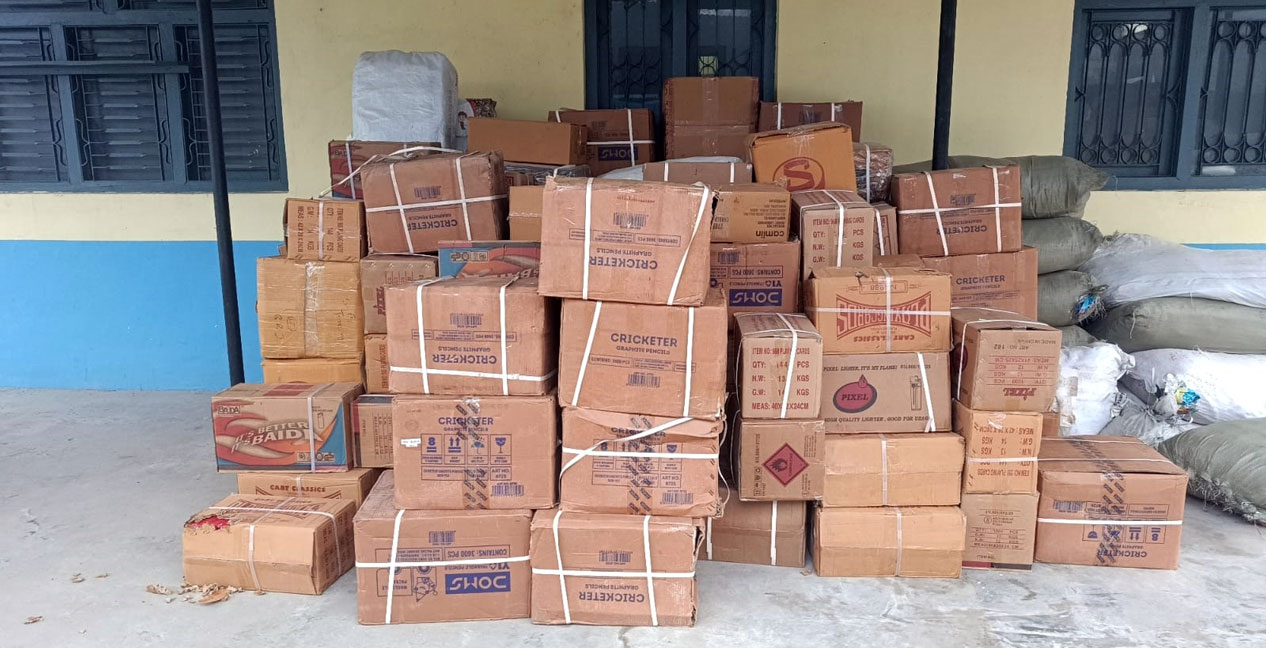 एसबी ट्रेडिङबाट भन्सार छलेको सामान बरामद