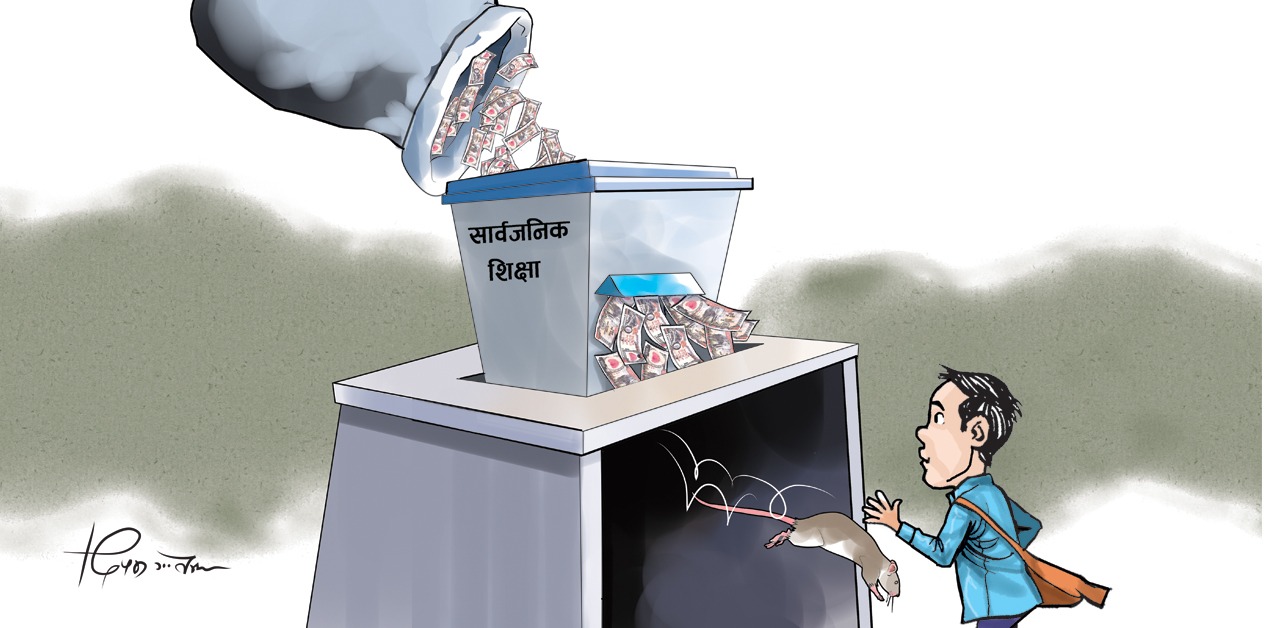 ४५ वर्षदेखि वैदेशिक परियोजनाको भरमा विद्यालय शिक्षा