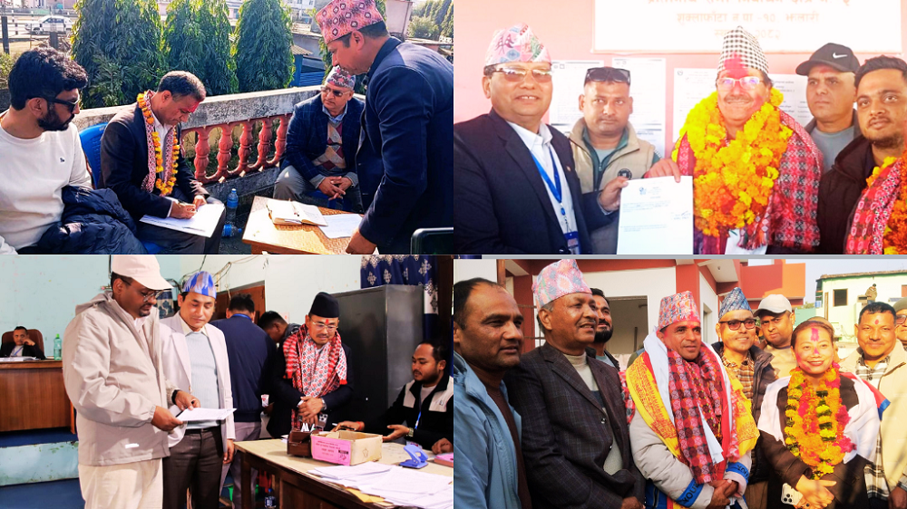 विकासका विषय लिएर उम्मेदवार चुनावी मैदानमा