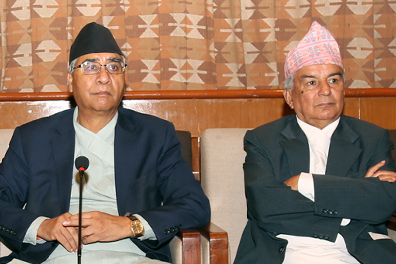 राष्ट्रपति भेट्न देउवा शीलतनिवासमा