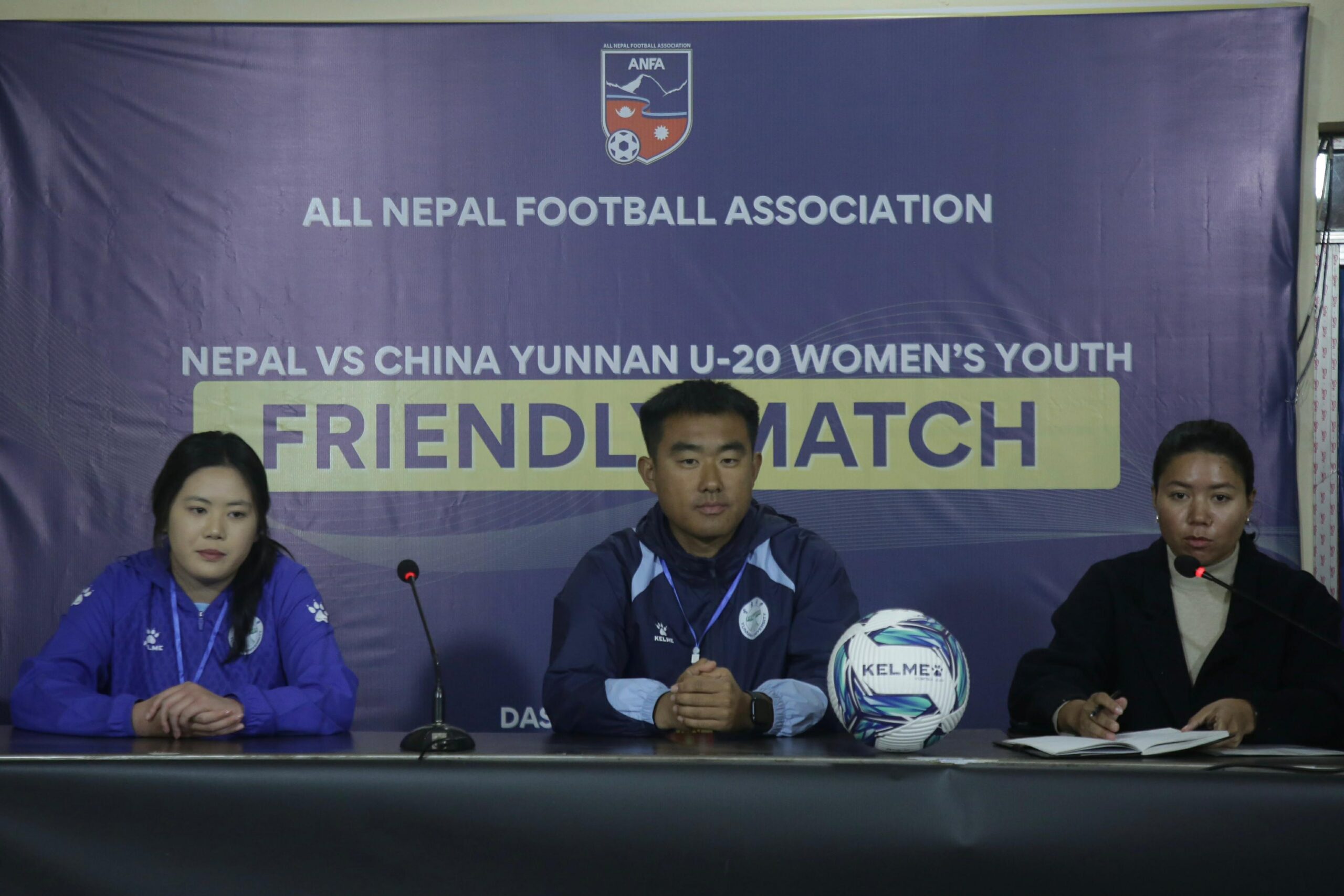 नेपाली यू–२० महिला टिमले चाइना युनानसँग मैत्रीपूर्ण खेल खेल्ने