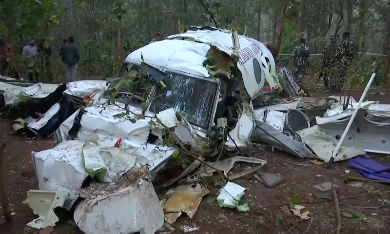 भारतमा चार्टर्ड एयर एम्बुलेन्स दुर्घटनामा मृत्यु हुनेको सङ्ख्या ७ जना पुग्यो