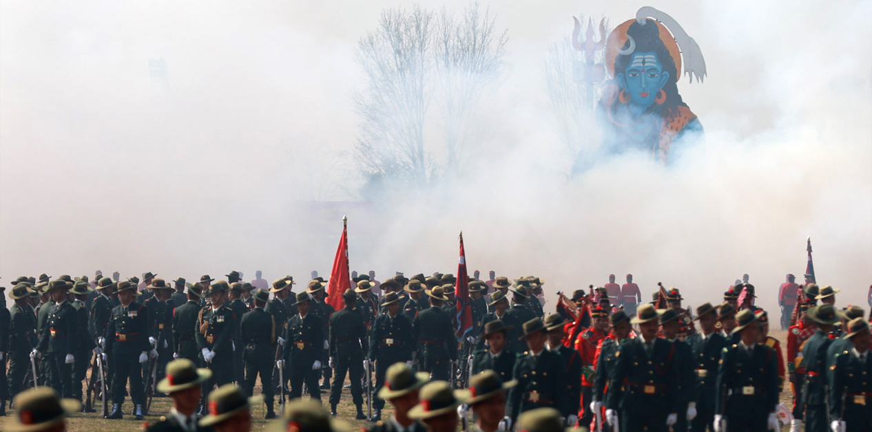 टुँडिखेलमा सेना दिवस [फोटो फिचर]