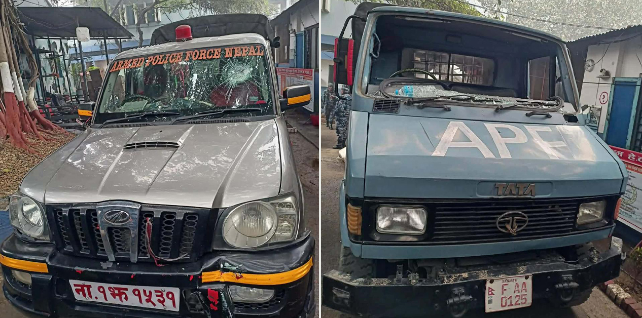 वीरगन्जमा सशस्त्र प्रहरीमाथि स्थानीय व्यापारीको आक्रमण