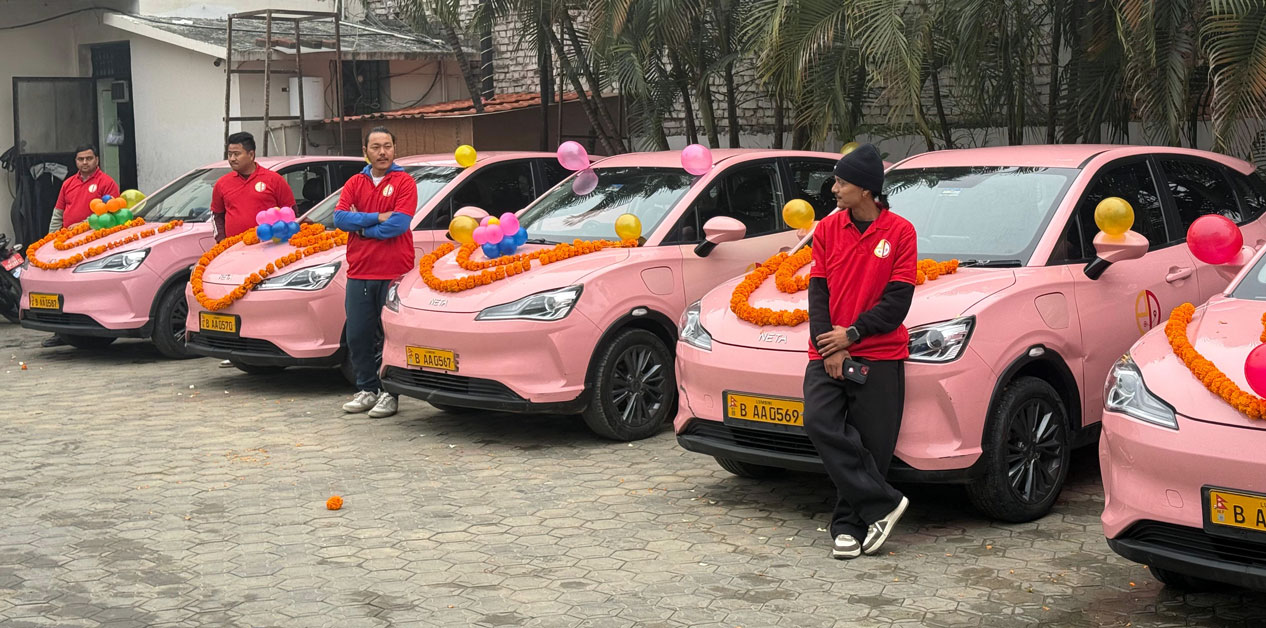 नेपालगन्जमा विद्युतीय ट्याक्सी