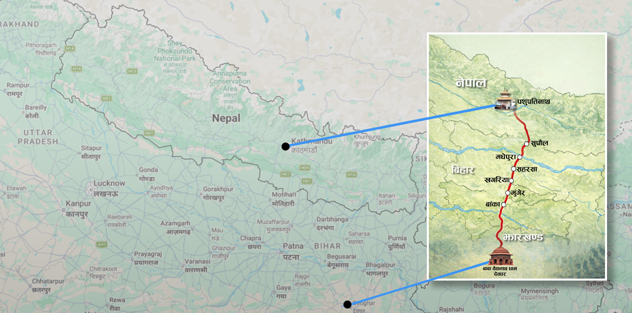 पशुपतिनाथ–बाबाधाम सडक बनाउन बिहारको बजेटमा प्रस्ताव