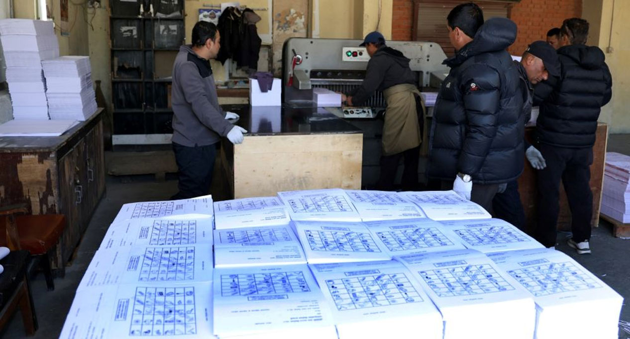 प्रत्यक्षतर्फ ११ जिल्लाको मतपत्र छपाइ सकियो