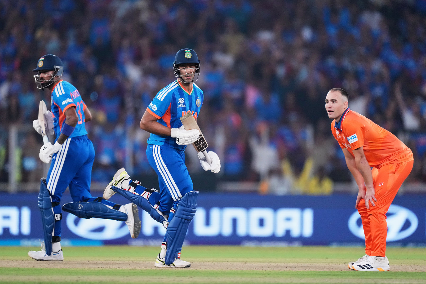 विश्वकप : भारतसँग नेदरल्याण्ड्स १७ रनले पराजित