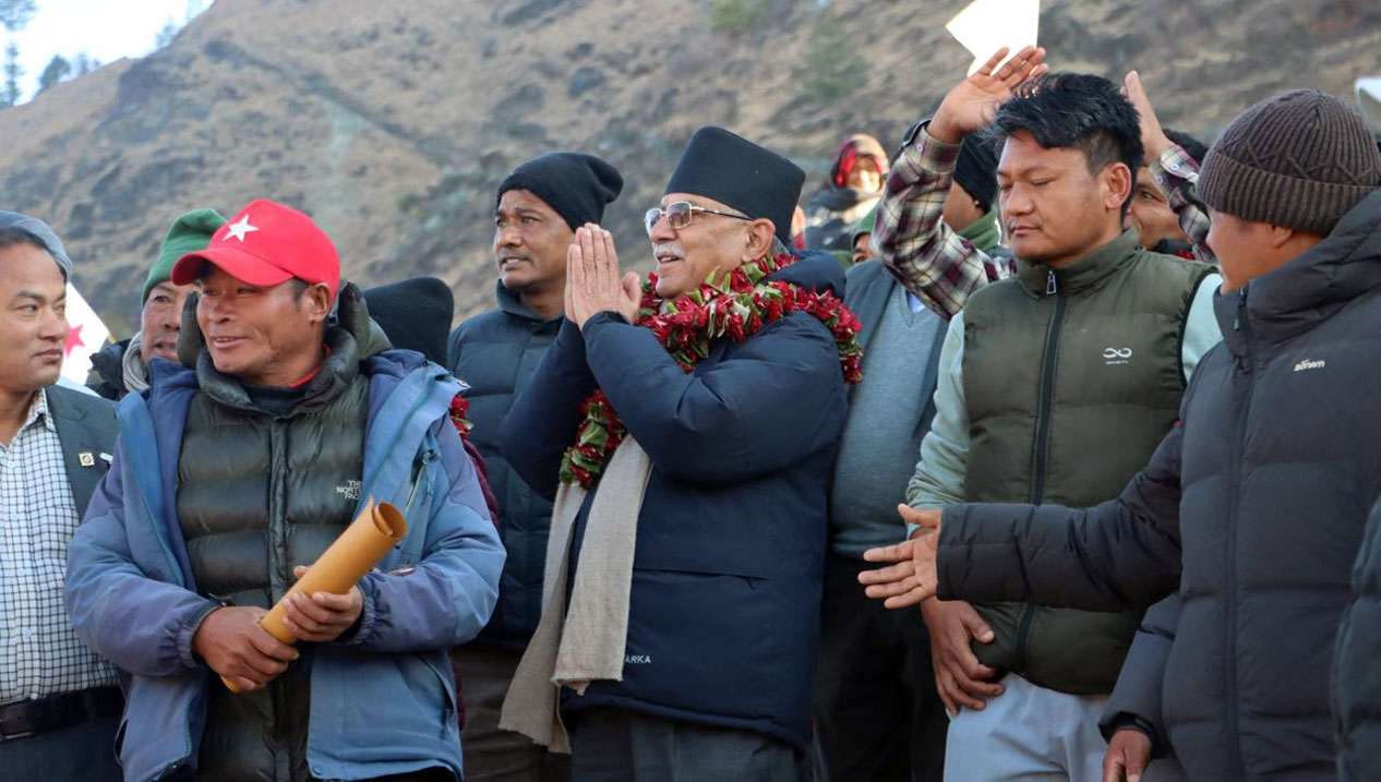 रुकुमको समग्र विकासका लागि उम्मेदवार बनेर आएँ : दाहाल