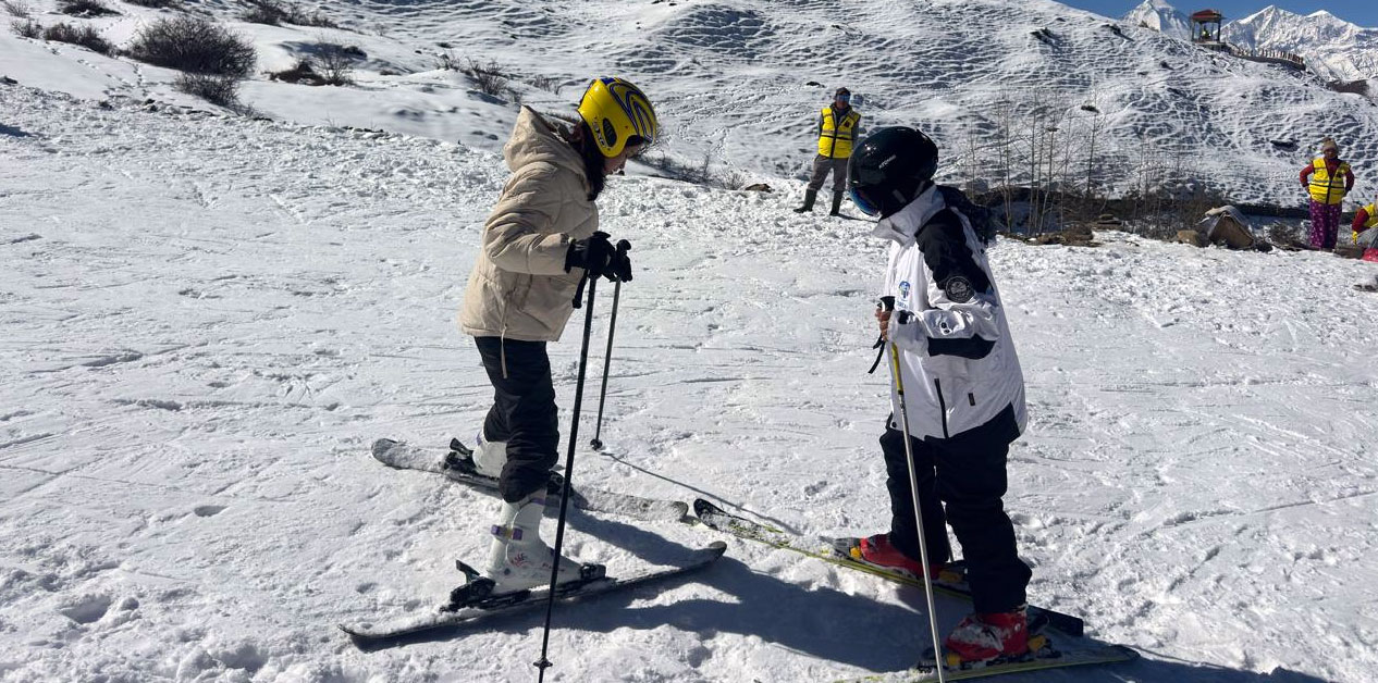 मुक्तिनाथमा ‘स्की’, आजदेखि प्रशिक्षण