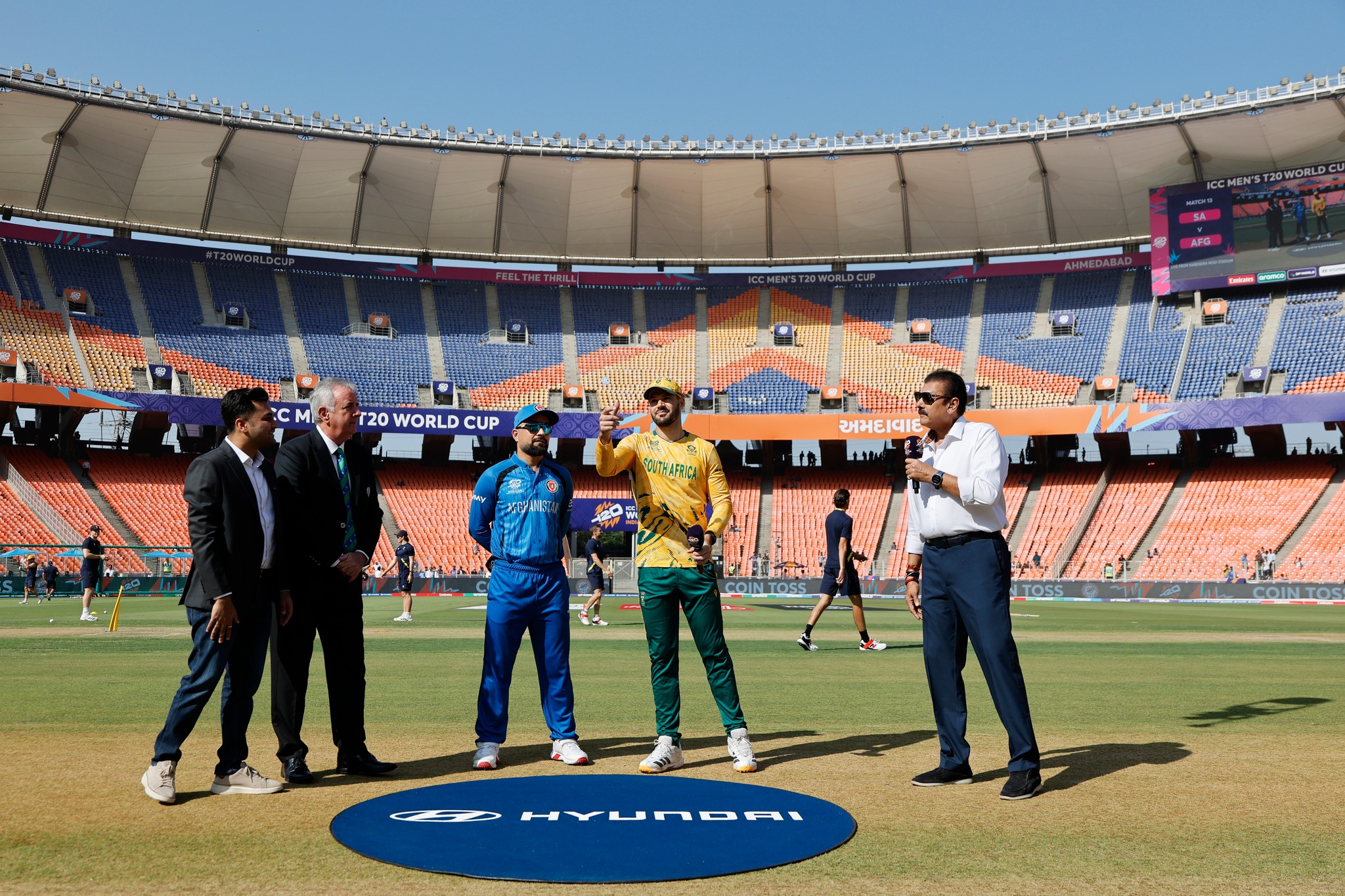 दक्षिण अफ्रिकाविरूद्ध अफगानिस्तानले टस जित्याे