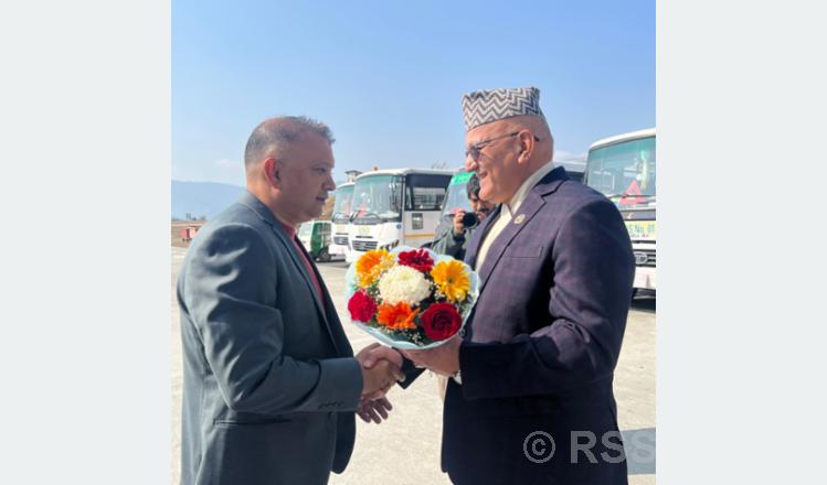 कांग्रेस सभापति थापा पोखरामा