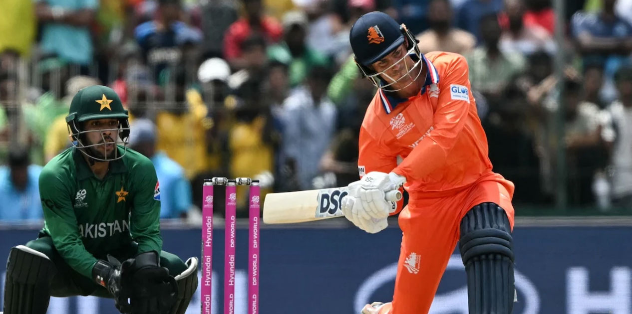 पाकिस्तानविरुद्ध नेदरल्यान्ड्सले दियो १४८ रनको लक्ष्य