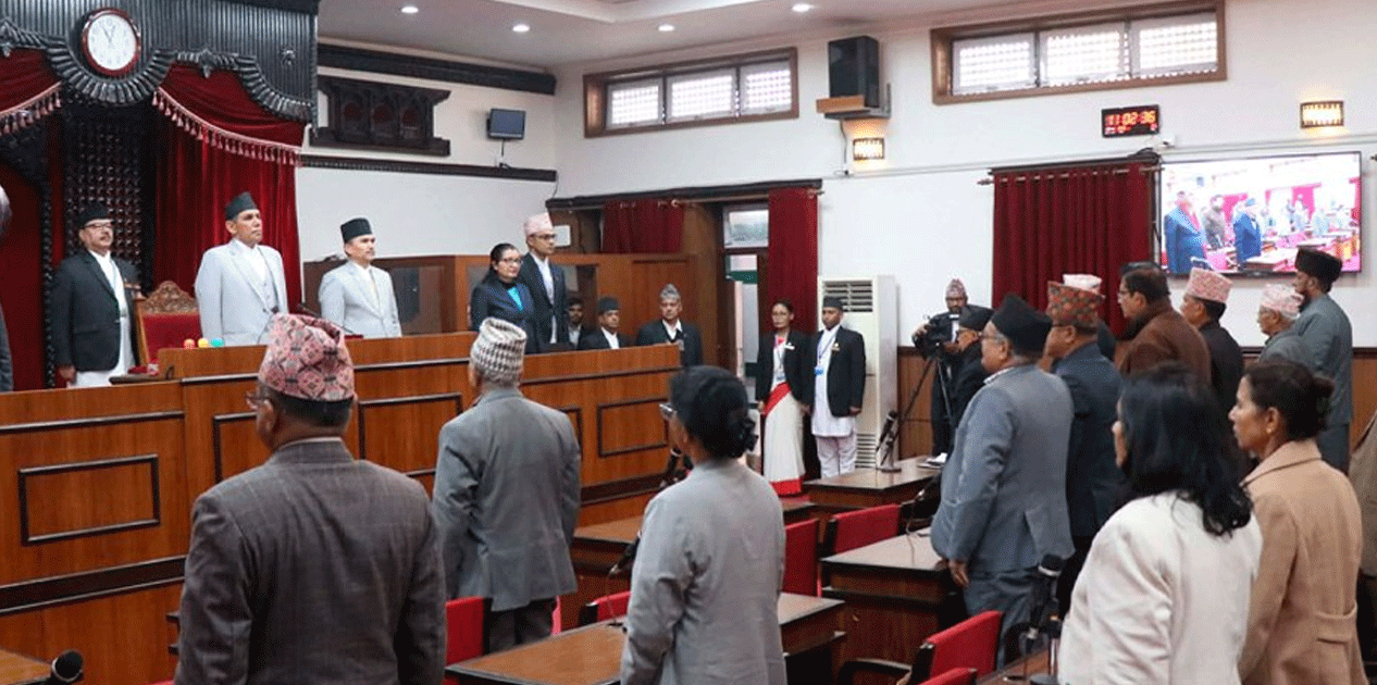 सामाजिक सञ्जाल विधेयक फिर्तासम्बन्धी प्रस्ताव राष्ट्रिय सभामा प्रस्तुत हुँदै