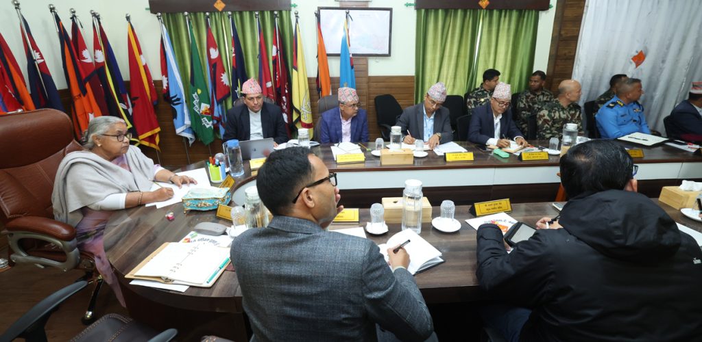 लुम्बिनी प्रदेशमा चुनावी सुरक्षा र व्यवस्थापनबारे प्रधानमन्त्रीको चासो