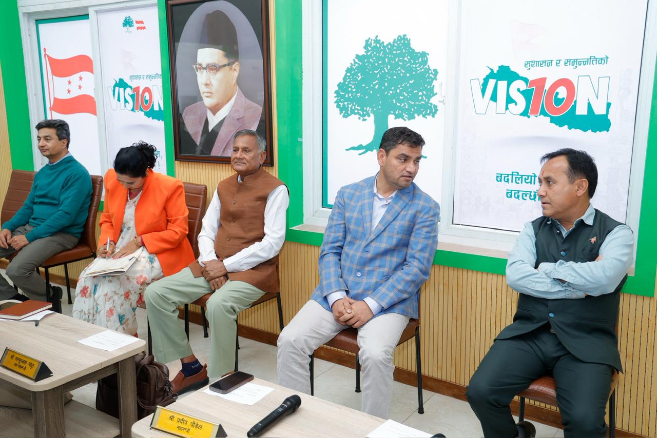 कांग्रेस केन्द्रीय समितिबाट सभापति थापाको राजीनामा अस्वीकृत