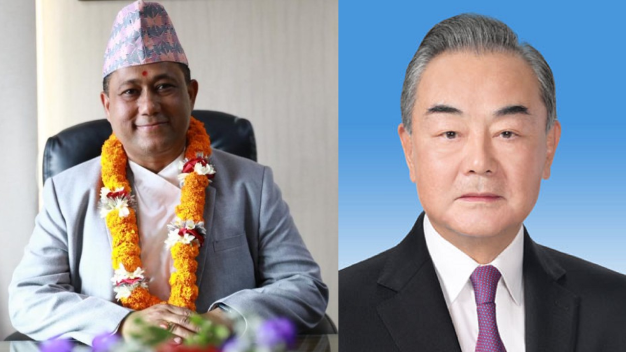 चिनियाँ परराष्ट्रमन्त्रीद्वारा मन्त्री खनाललाई बधाई, द्विपक्षीय सम्बन्ध सुदृढ बनाउने प्रतिबद्धता