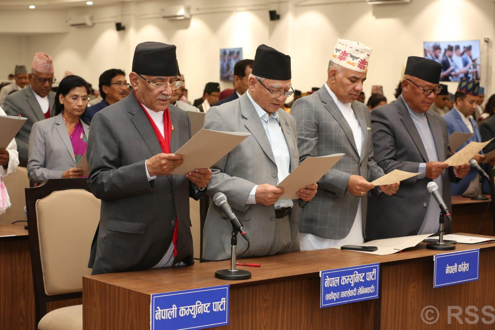 संसदमा ‘सिट प्लान’: अब एउटै बेन्चमा कांग्रेस, एमाले र नेकपा