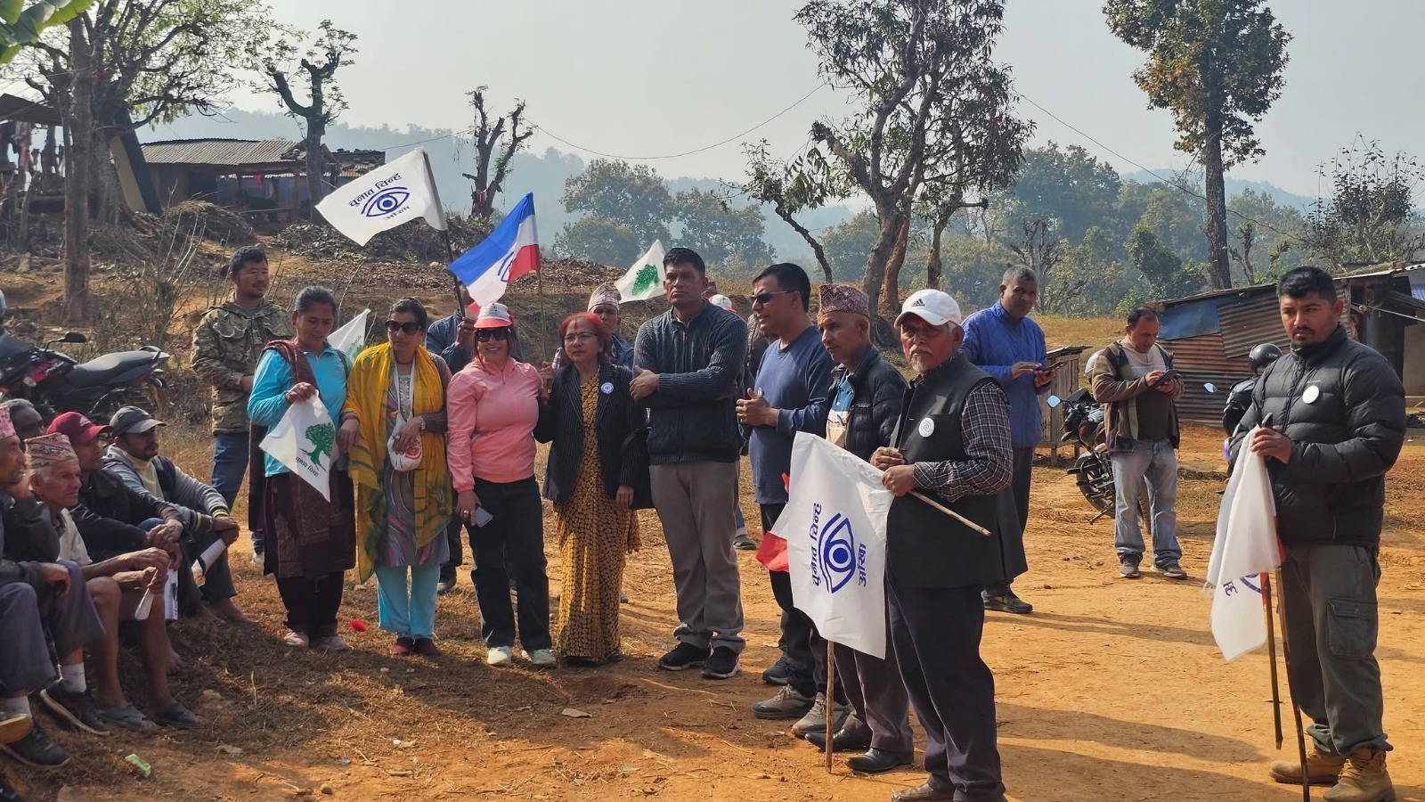 गोरखा २ मा कांग्रेस र प्रलोपाको संयुक्त घरदैलो अभियान