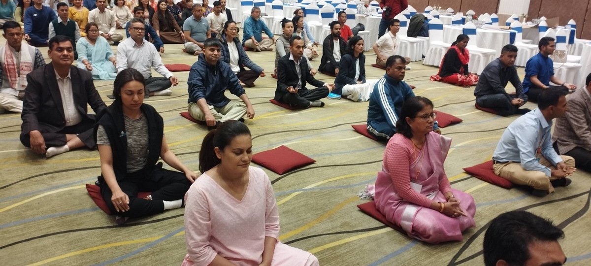 योगध्यानसँगै रास्वपाको अभिमुखीकरण कार्यक्रम सुरु