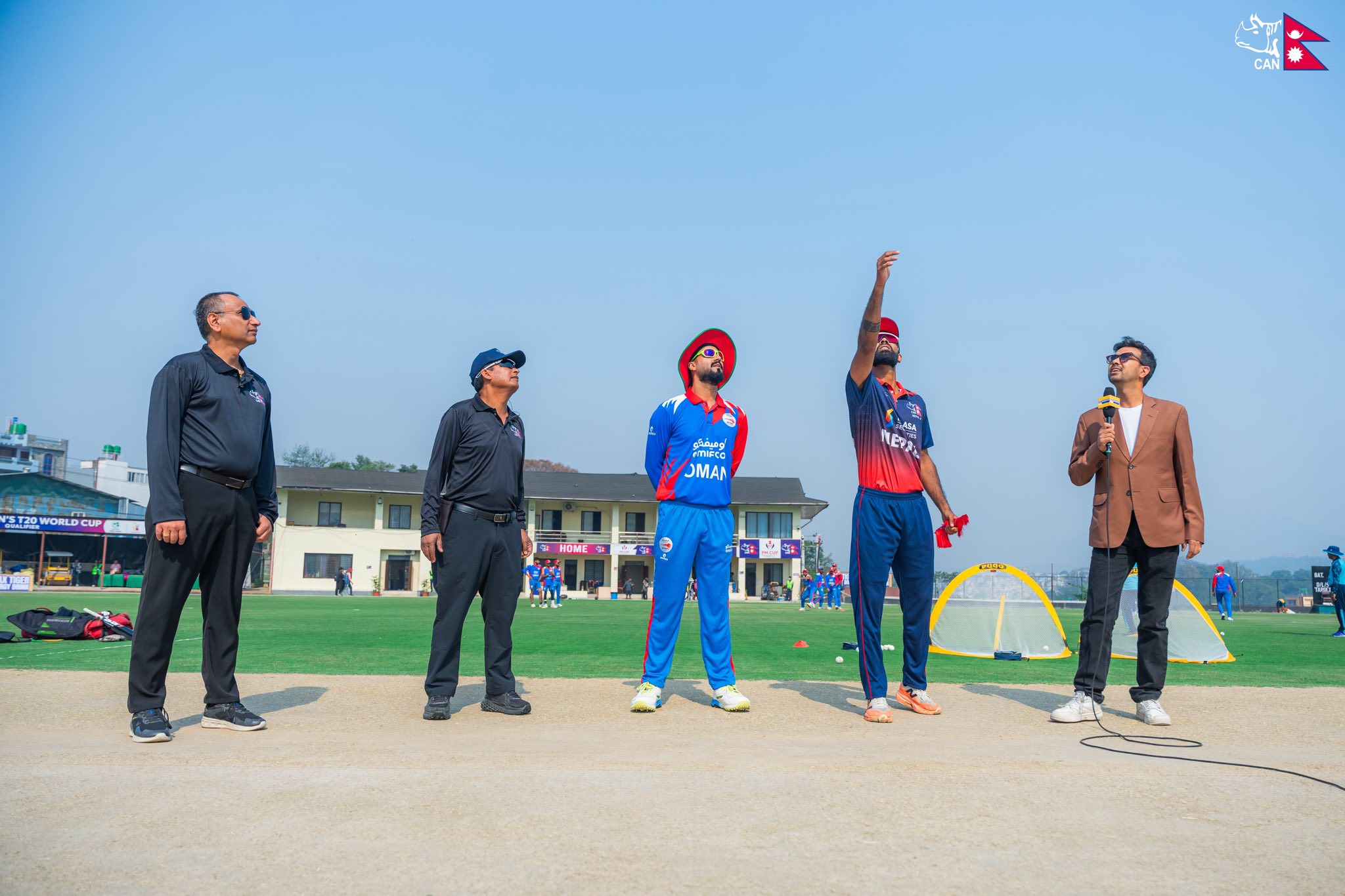 नेपाल र ओमान बीचको खेल सुरु
