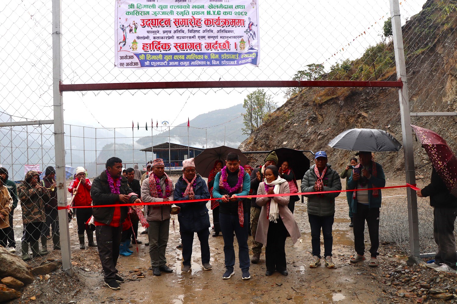 ५५ लाख लागतमा खेलमैदान निर्माण
