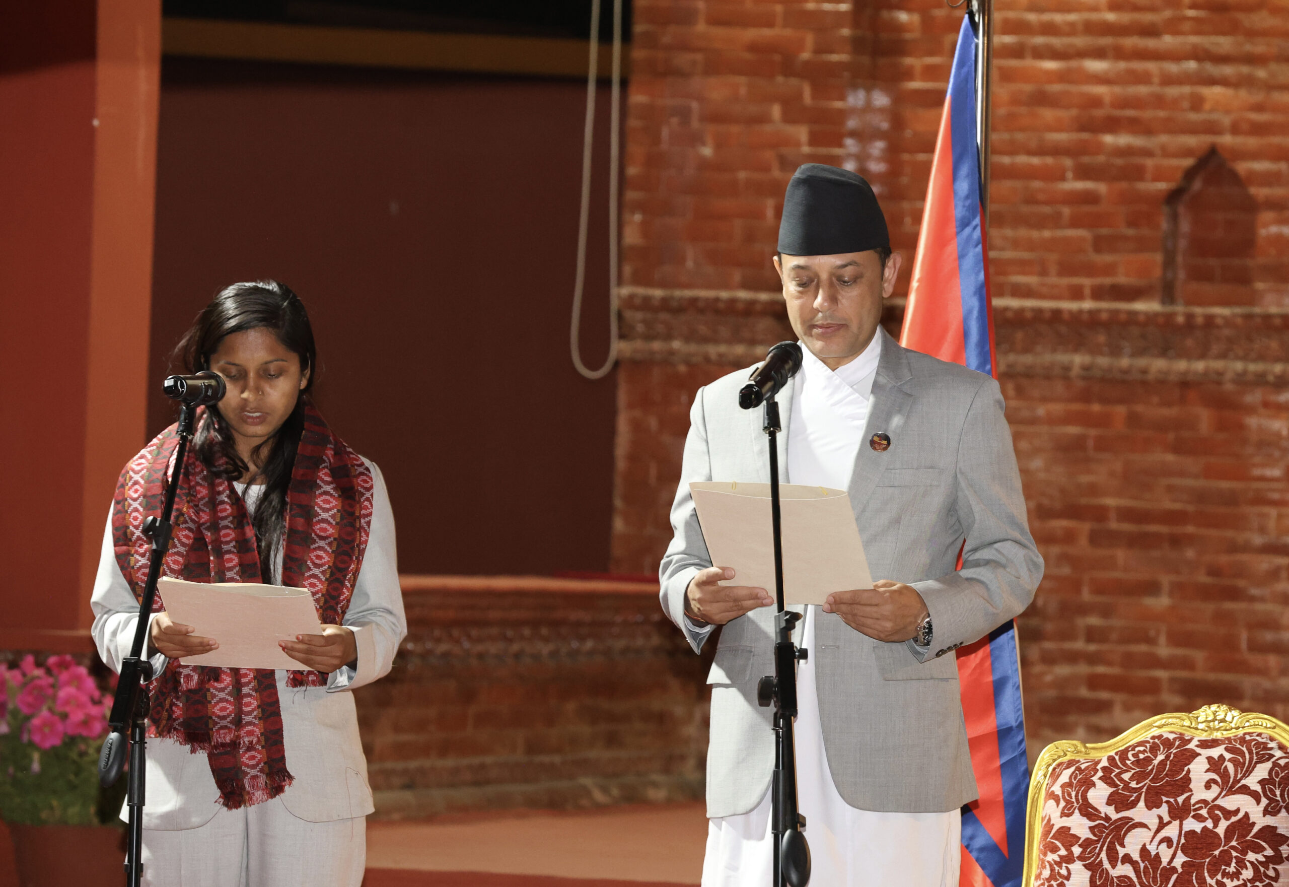 उपसभामुखद्वारा पद तथा गोपनियताको शपथ