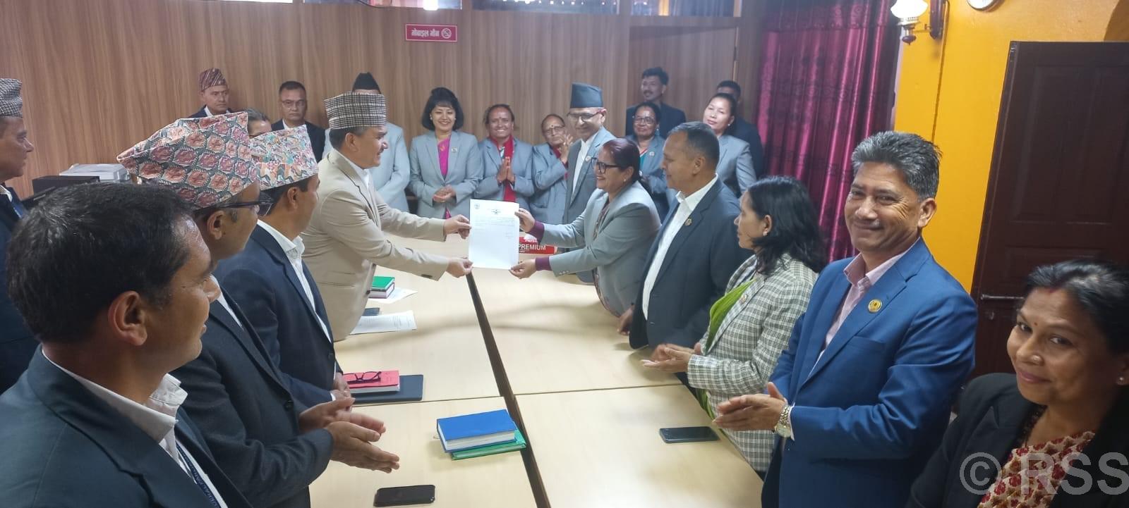 राष्ट्रियसभा उपाध्यक्षमा भण्डारीको उम्मेदवारी