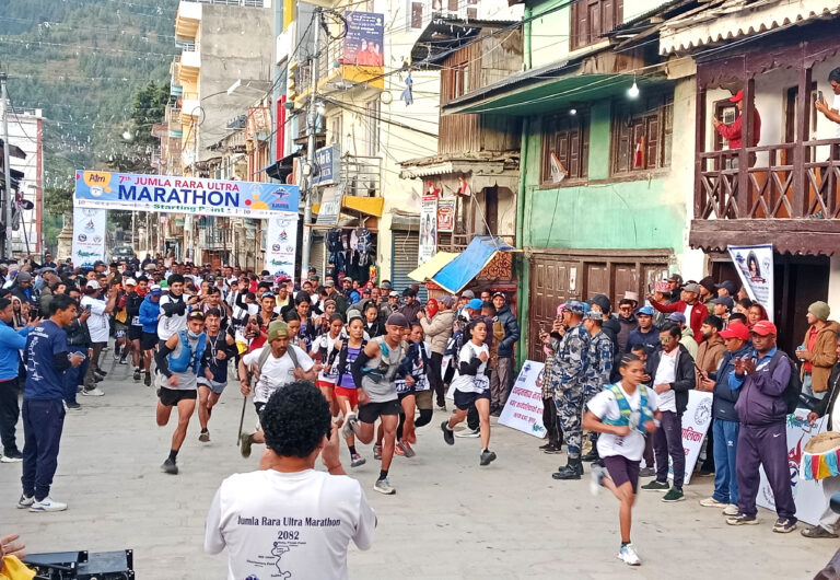 जुम्लामा जिल्लास्तरीय राष्ट्रपति रनिङ शिल्डमा हिमा गाउँपालिका प्रथम