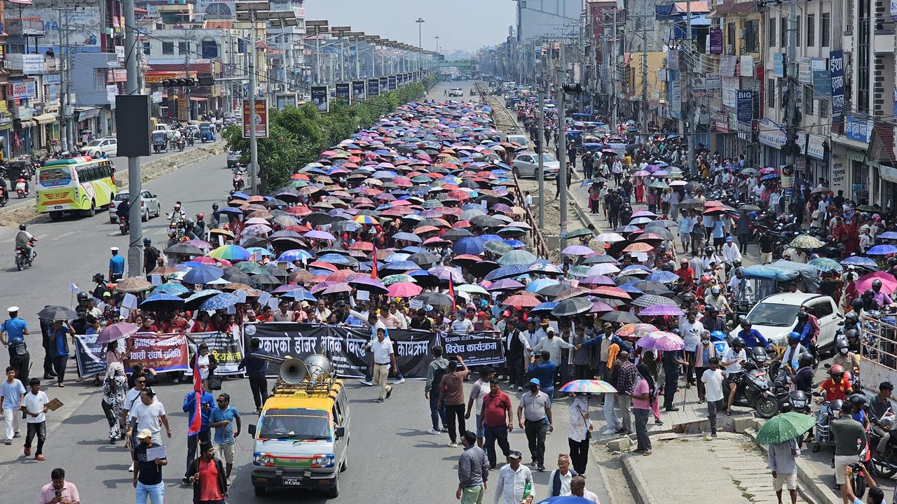 बुटवलमा भूमिहीनको प्रदर्शन