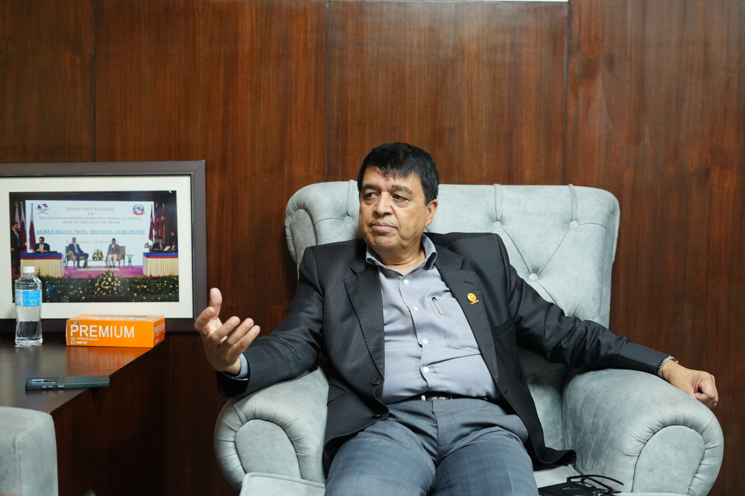 सरकारले निजी क्षेत्रमा लगानीको वातावरण  बनाउनुपर्छ : अध्यक्ष ढकाल